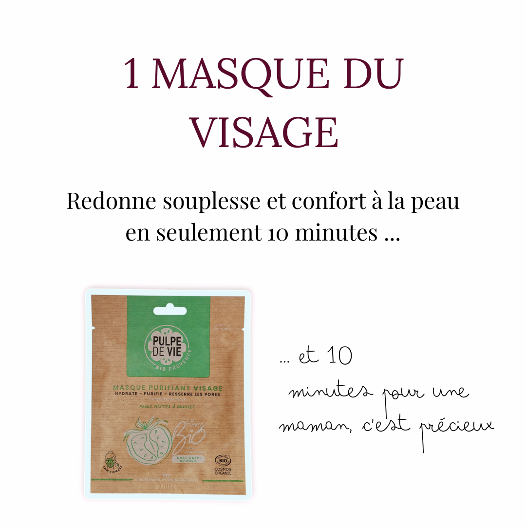 Masque en tissu anti-imperfection à la Tomate