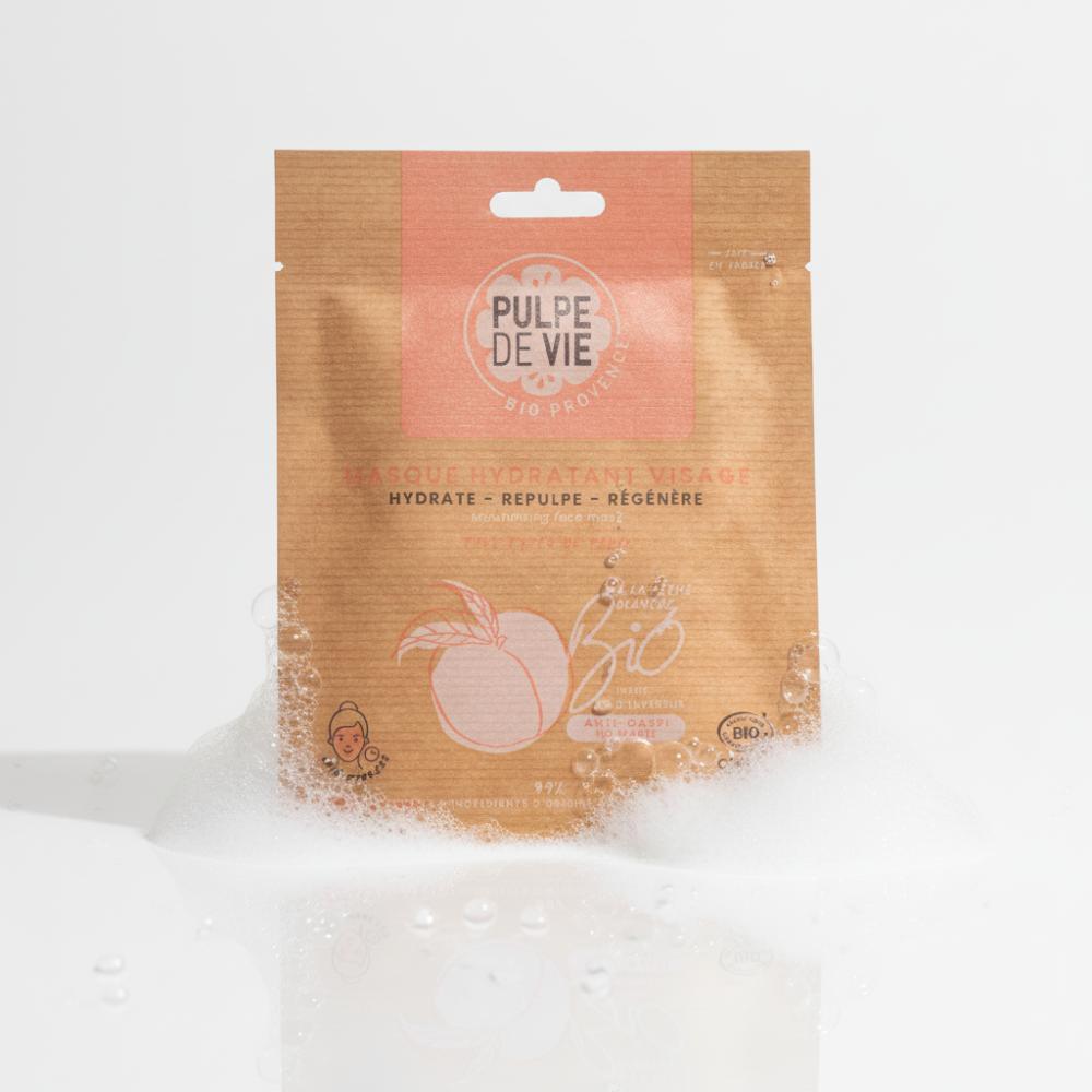 Masque en tissu hydratant à la Pêche