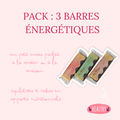 Barres énergétiques X3